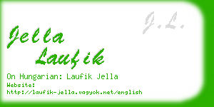jella laufik business card
